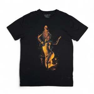 Akoo Large Black Graphic T-Shirt